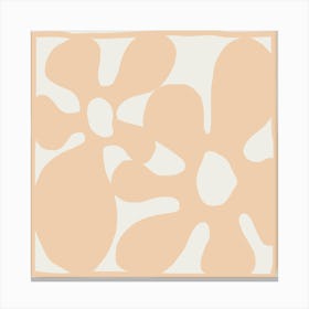 Peach Flower Canvas Print