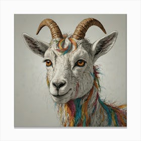 Goat! 8 Canvas Print