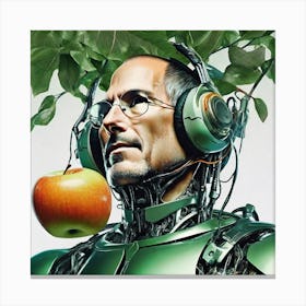 Apple Steve 9 Canvas Print