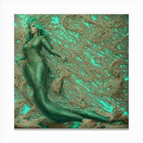 Mexican Mermaid Canvas Print