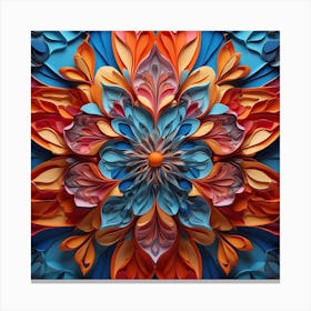 Paper Flower Canvas Print