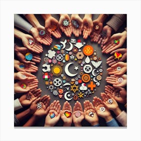 Islamic Culture Concept Canvas Print