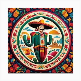 Mexican Sombrero 7 Canvas Print