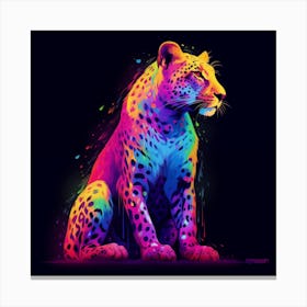 Leopard Painting Leinwandbild