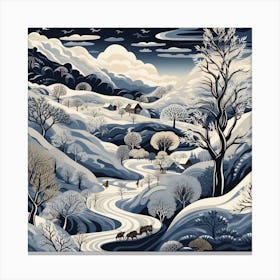 Winter Landscape 3 Canvas Print