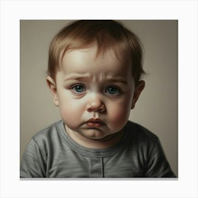 Portrait Of A Baby 4 Canvas Print