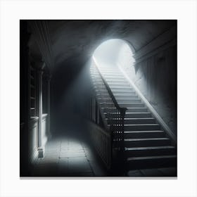Dark Staircase Canvas Print