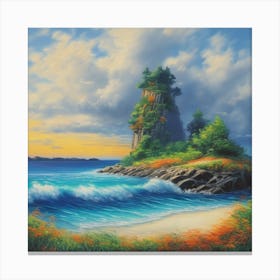 Sand Island Canvas Print