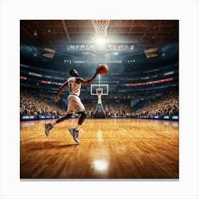 Ball Net Basketball Court Athlete Basketball Court Basket Sport Lay Goal Hoop African Ame (7) 2 Canvas Print