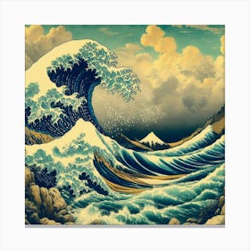 Great Wave Off Kanagawa 3 Canvas Print
