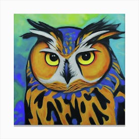 Owl Painting Canvas Print