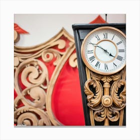 Clock Canvas Print