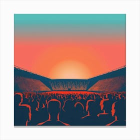 A Stadium Crowd Vector Design Illustration 1718675085 1 Canvas Print