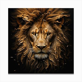 Lion Head 3 Canvas Print