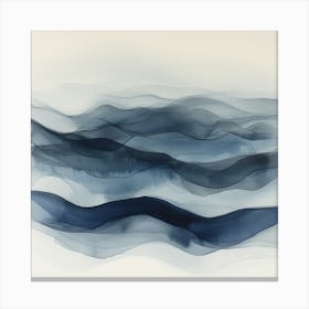 'Blue Waves' Canvas Print