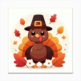 Thanksgiving Turkey 3 Canvas Print