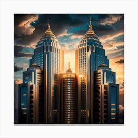 Skyscrapers Canvas Print