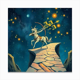 Unicorn Archer 2 Canvas Print