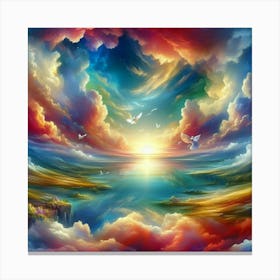 Sky And Clouds 2 Canvas Print