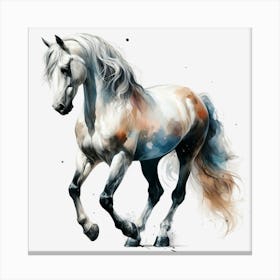 White Horse 1 Canvas Print