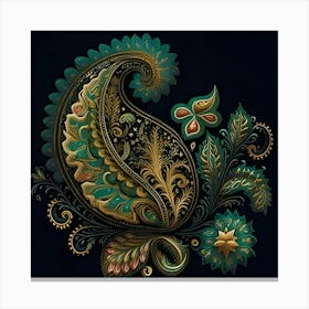 Russian Paisley Canvas Print