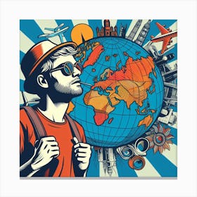 World Traveler Canvas Print