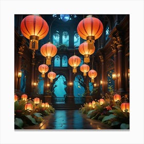 Chinese Lanterns 2 Canvas Print