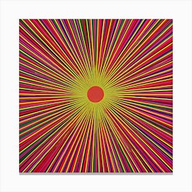  'Radiant Spectrum Core', a striking piece where bold colors and dynamic lines converge to form a hypnotic sunburst. This artwork is a celebration of color theory and visual perception, creating a pulsating effect that energizes the space it inhabits.  Vibrant Artwork, Dynamic Lines, Color Theory.  #RadiantSpectrumCore, #DynamicArt, #ColorfulSunburst.  'Radiant Spectrum Core' is a captivating visual journey, perfect for those who desire to inject a bold statement into their living or workspaces. It’s not just art; it’s a vibrant centerpiece that commands attention and conversation, radiating energy and creativity. Canvas Print