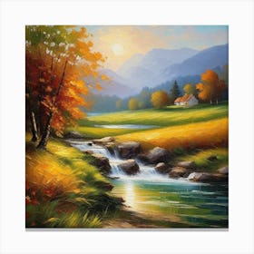 Autumn Landscape 9 Canvas Print