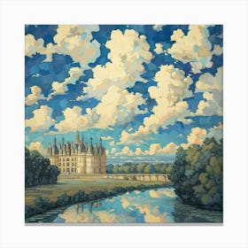 Castle By The River Canvas Print