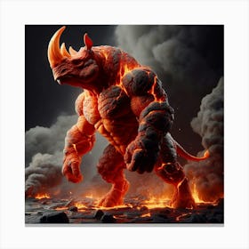 Rhinoceros 1 Canvas Print