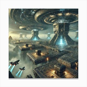 Hidden Landing Platforms Canvas Print