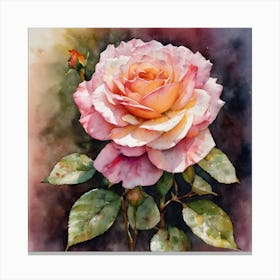 Hybrid Tea Rose 2 Canvas Print