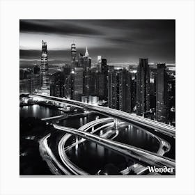 Hong Kong Cityscape Canvas Print