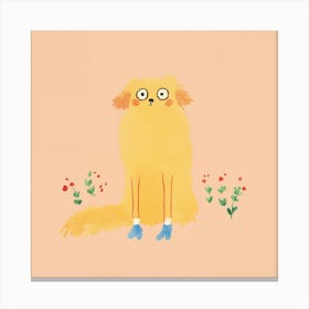 Yellow Dog Canvas Print