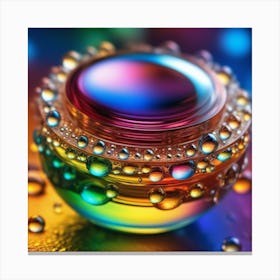 Rainbow Jar 1 Canvas Print