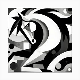 Abstract Horse 5 Canvas Print