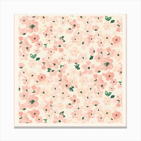 Pink Flowers 2 Canvas Print