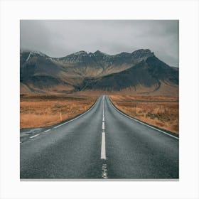 Road To Iceland Canvas Print