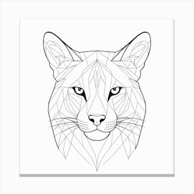 Lynx Head Canvas Print