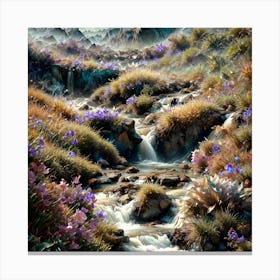 Mountain Stream Canvas Print