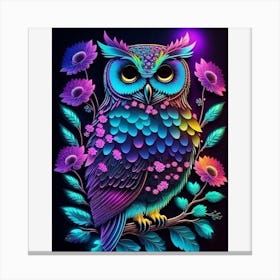 Owl Painting Canvas Print