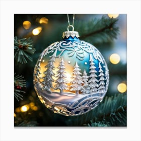 Christmas Tree Ornament 5 Canvas Print