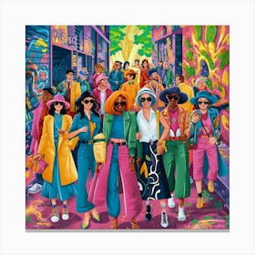 A Vibrant And Uplifting Illustration Featuring A D Zkyc2 Rzs3ipirzxkyl1iw 9rtusfextvk3nnfcxe8krw Canvas Print