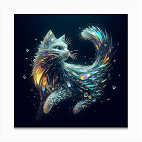 Abstract Cat 4 Canvas Print