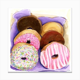 Doughnuts Canvas Print