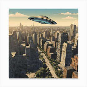 Extraterrestrial Visitor Canvas Print