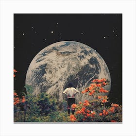 Mother Earth Square Canvas Print