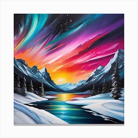 Aurora Borealis 107 Canvas Print