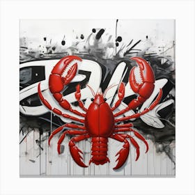 Red Lobster 1 Canvas Print